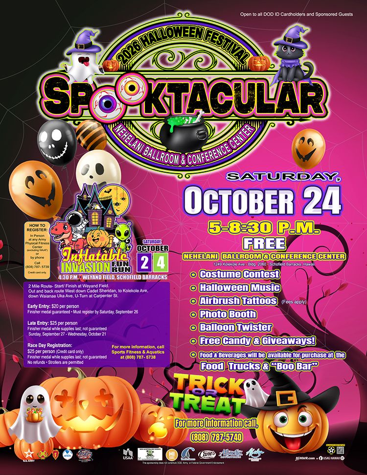 2026 Spooktacular Flyer on October 24.
