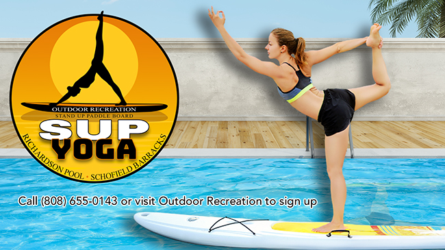 SUP Yoga in the Pool SUP Yoga in the Pool