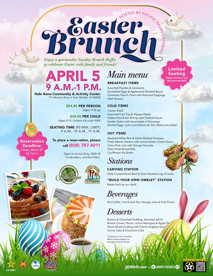 Hale Ikena Easter Brunch Menu