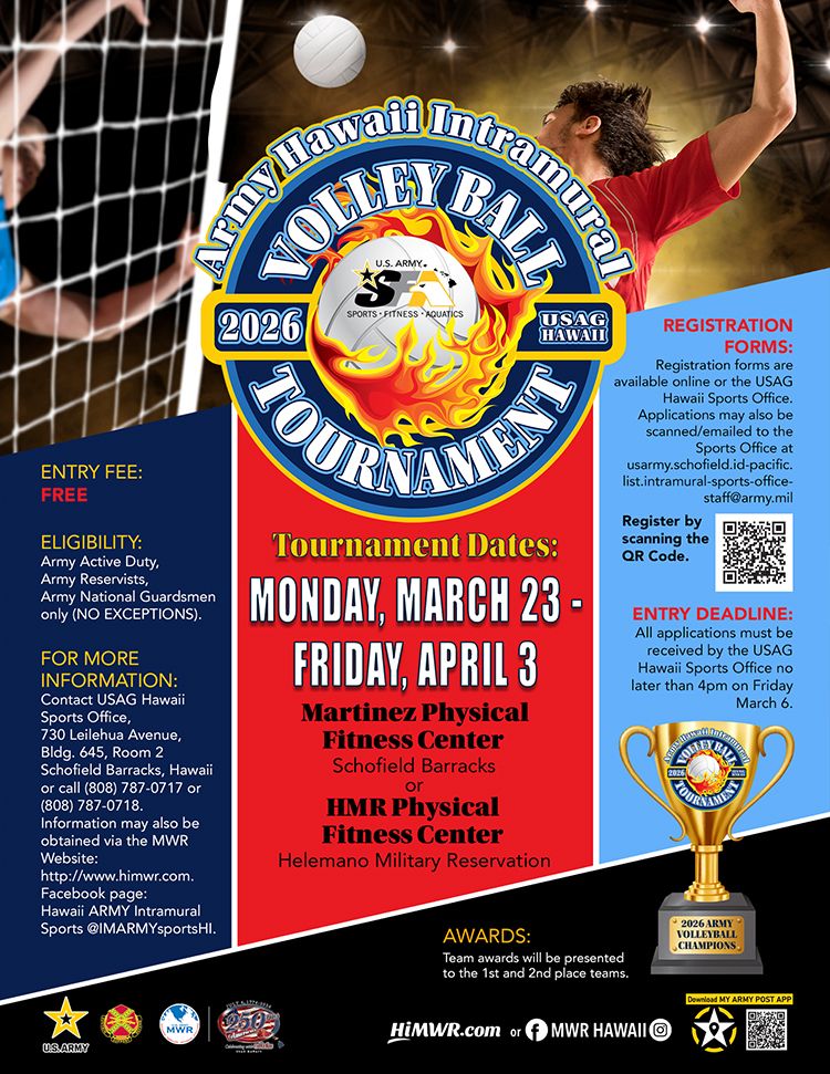 Army Hawaii Volleyball Tournament Details