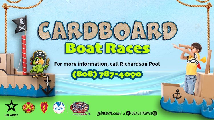 MWR Richardson Pool 2026 Fall Cardboard Boat Show
