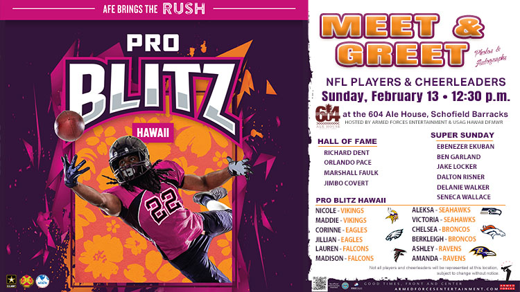 View Event :: AFE: 2023 Pro Blitz Youth Football & Cheerleading Clinic ::  Hawaii :: US Army MWR