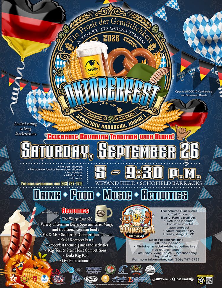 Oktoberfest 2026 Flyer on September 26