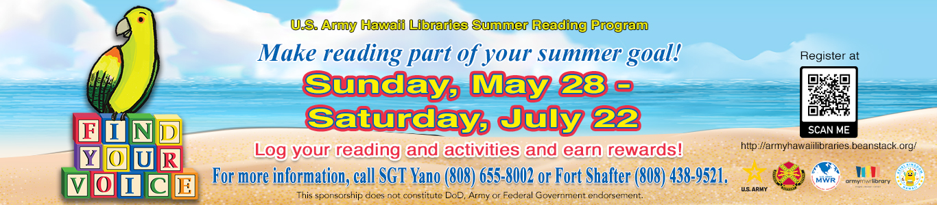 Summer Reading Program : Find your Voice